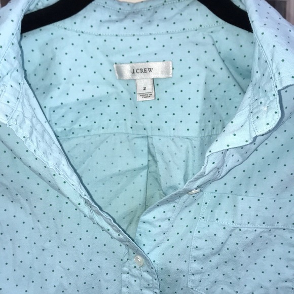 J.Crew polka dot button down - Picture 2 of 6